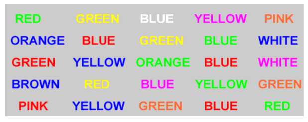 Congruent Words and Colors